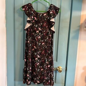 NWOT Loft floral swing dress